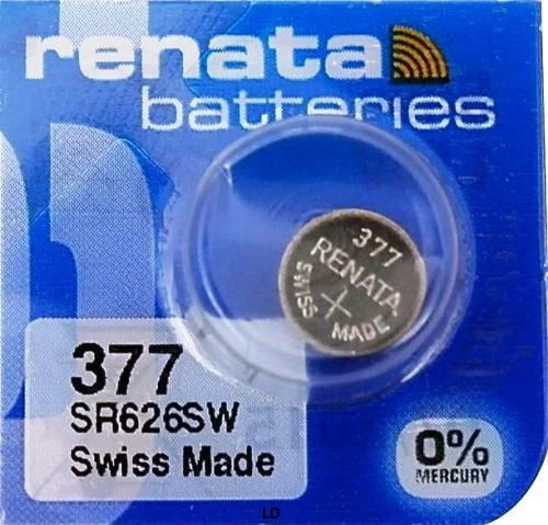 377 RENATA SR626SW SR626W WATCH BATTERIES NEW BUY 3 GET 2 FREE!!