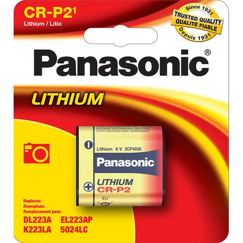 3 x Panasonic CRP2, EL223A ,DL223, K223LA, 5024LC 6v Photo Lithium Battery