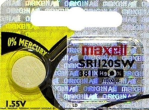 381 MAXELL WATCH BATTERIES (2 piece) SR1120SW SR1120 V381 New Authorized Seller