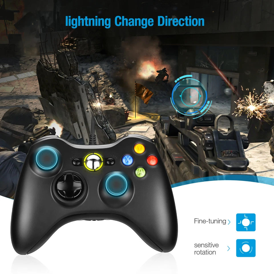 Wired Controller Compatible With Xbox 360 USB / Windows 7 8 10 11 Gamepad For PC