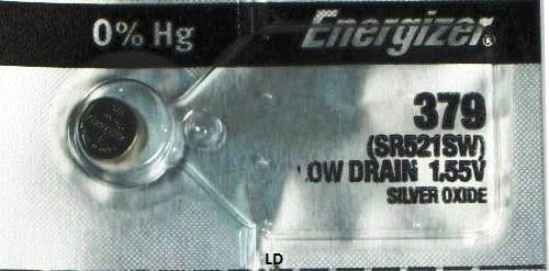 ENERGIZER 379 SR521SW (10 piece) 379 BATTERY NEW SEALED Authorize Seller