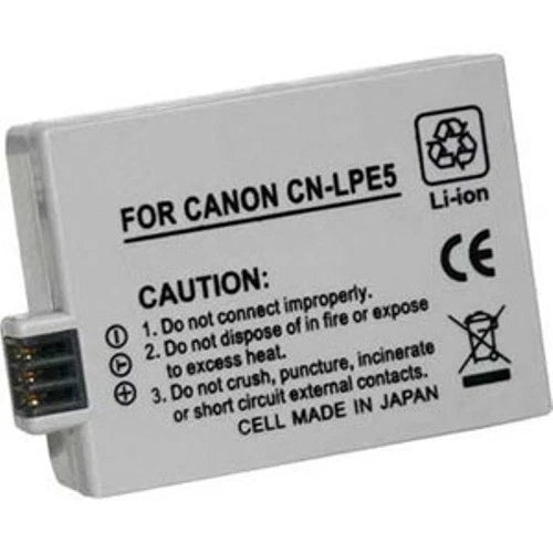 2 X Power2000 LP-E5 Rechargeable Battery for Canon XS, XSi, T1i SLR Camera
