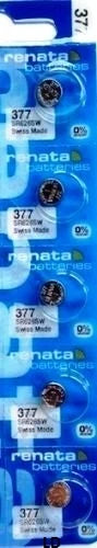 377 RENATA SR626SW SR626W WATCH BATTERIES (10 piece) New Authorized Seller