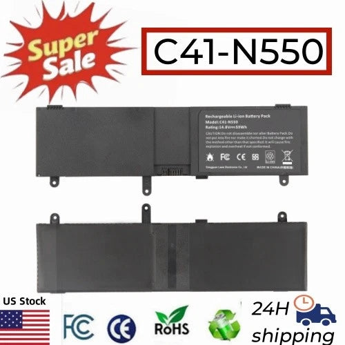 ?C41-N550 Battery for Asus N550 N550J N550JA N550JV N550JK Q550L G550J 59Wh