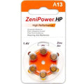 120 Zenipower Hearing aid Batteries size 13 Batteries