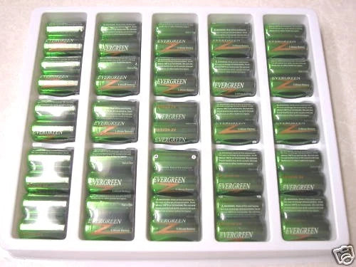 2 pc EVERGREEN CR123 CR 123 DL123 battery CR123A 17345 3v EXPIRE 03/2033
