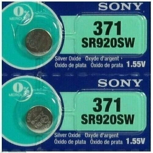 MURATA / SONY 371 370 SR920W SR920SW (2 Pieces) Brand New Battery US Seller