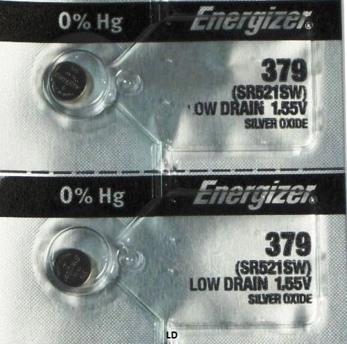ENERGIZER 379 SR521SW (5 piece) 379 BATTERY NEW SEALED Authorize Seller