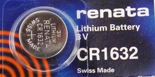CR 1632 RENATA WATCH BATTERY(2 piece) ECR1632 FREE SHIPPING Authorized Seller