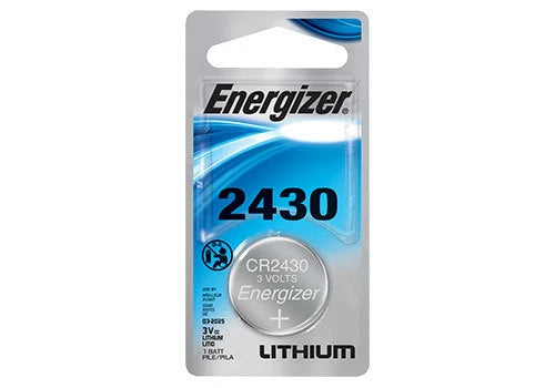 1 Energizer 2430 ECR2430 CR2430 Lithium 3-Volt Coin Cell Battery Exp 2025
