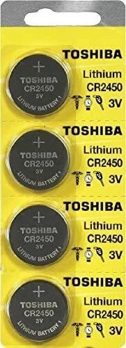 1 x New Toshiba CR2450 2450 3 Volt Lithium Coin Battery Fresh Stock Expire 2031