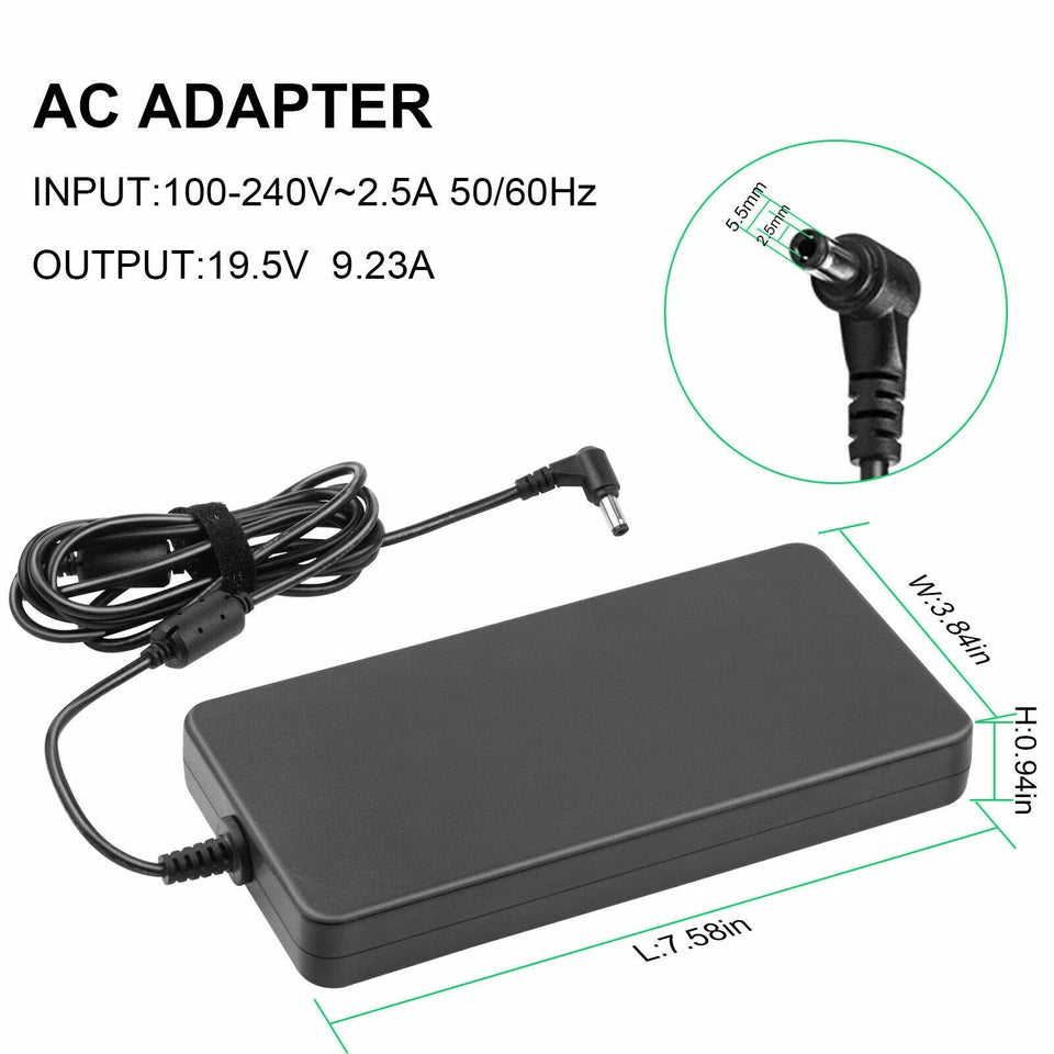 AC Adapter Charger for Asus ROG G752V G752VL G752VM G752 Gaming Laptop 5.5*2.5mm