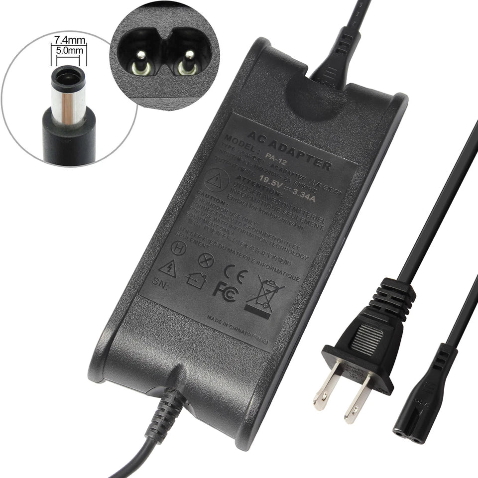 65W for Dell Inspiron 15R M5030 N4010 N5010 Battery Charger Power AC Adapter US