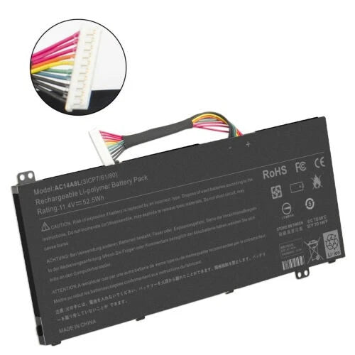 Laptop Battery for Acer Aspire V15 Nitro VN7-791 VN7-571G VN7-572G AC14A8L PC