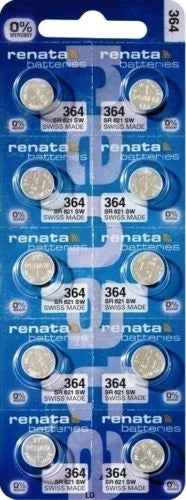 364 RENATA WATCH SR621SW BATTERY FREE SHIPPING Authorized Seller