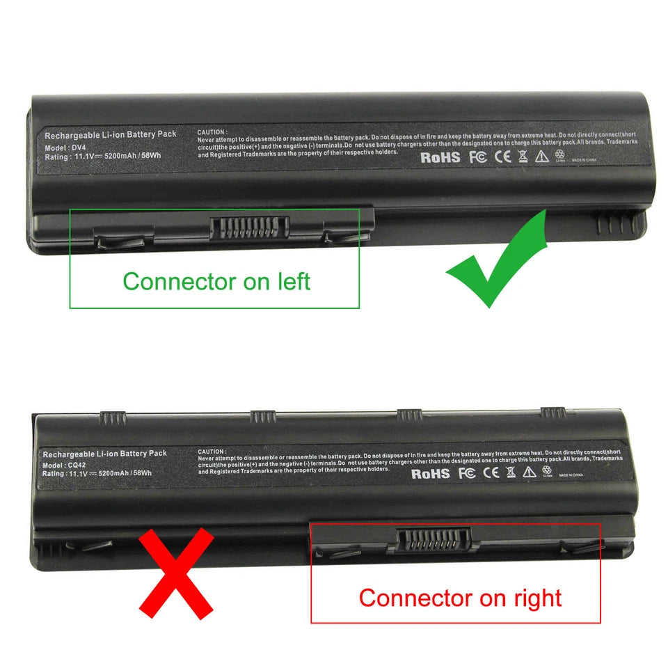 Battery 484170-001 for HP Pavilion DV4-1200 DV5-1010 Compaq Presario CQ40 CQ45