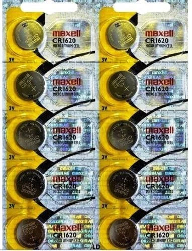 CR 1620 MAXELL LITHIUM BATTERIES (5 piece) 3V Watch 1620 New Authorized Seller