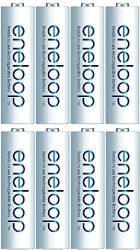 16 Panasonic Eneloop AA BK-3MCCE/8BE min 1900 mAH Rechargeable Batteries