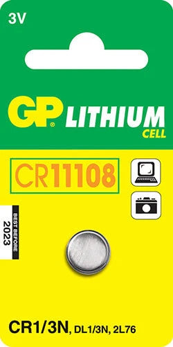 GP CR 1/3N CR11108 Lithium Battery
