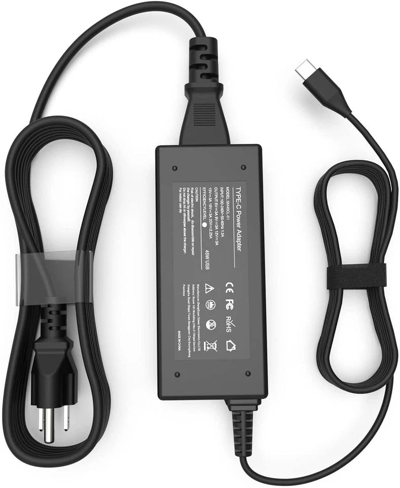 90W USB-C Chromebook Charger for HP Blue Tip/Dell/Lenovo/Acer/Asus/Samsung