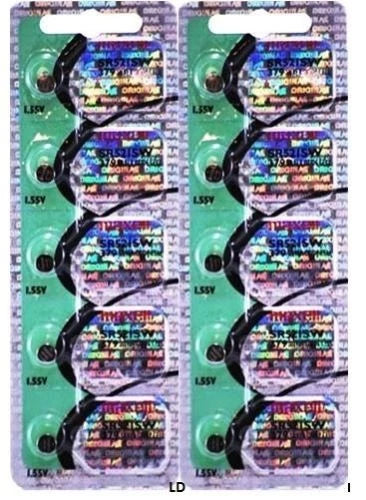 379 MAXELL WATCH BATTERIES SR521SW (5 piece) PSR521 V379 New Authorized Seller