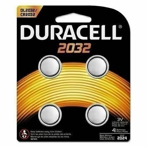 Duracell® Lithium Medical Battery 3V CR 2032 4/Pk Fresh Date