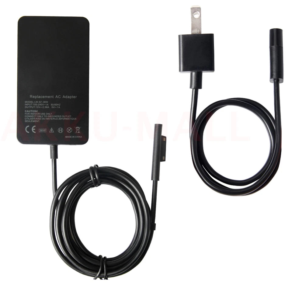 36W For Microsoft Surface Pro 4 3 1625 Power Supply Adapter 12V 2.58A Charger A+