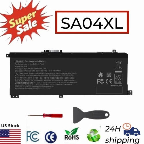 ?SA04XL SA04055XL Battery For HP HSTNN-UB7U ENVY X360 15-DR 15-DS L43248-AC2 US