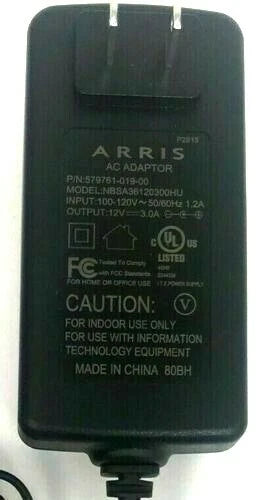 NEW Original Arris NBSA36120300HU AC Power Supply Adapter 12V 3A 36W Charger