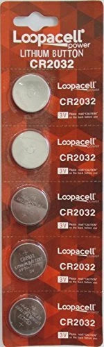 5 Replacement Battery for Cadillac 16259819 Keyless Entry Remote Battery CR2032