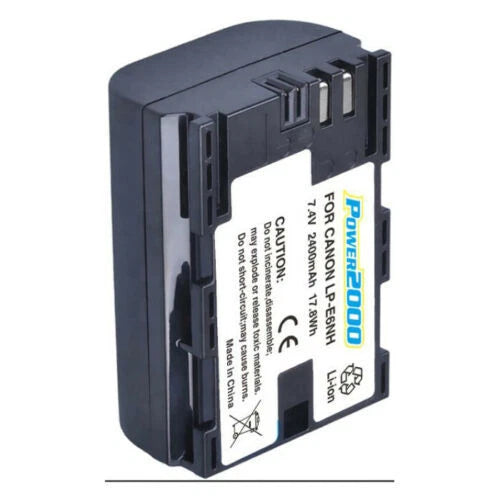 Power2000 LP-E6P LPE6 Battery for Canon EOS 5D Mark II, III, IV, 5DS, 5DS R