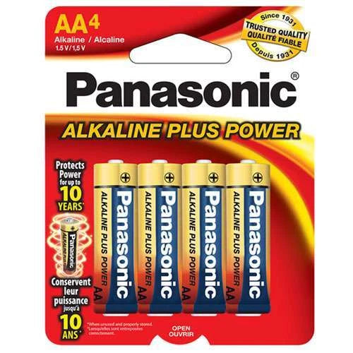 48 x Panasonic AA Alkaline Plus Power Batteries (12 x 4 Pack)