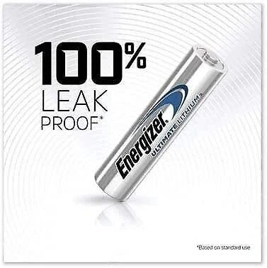 Energizer Ultimate Lithium Battery 4 Pack Model L92SBP-4
