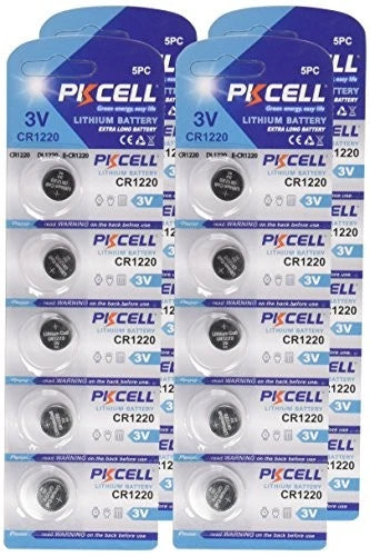 BlueDot Trading CR1220 5020LCL Lithium Li-MnO2 Button Coin Cell Battery 20 Pack