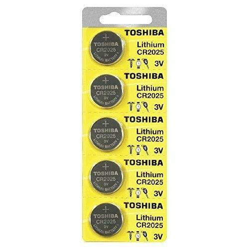 10 x New Original Toshiba CR2025 CR 2025 3V LITHIUM BATTERY BR2025 DL2025 Watch