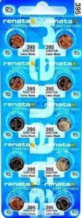395 RENATA WATCH BATTERIES SR927SW (10 piece) New packaging Authorized Seller