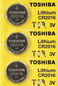 3 x New Original Toshiba CR2016 CR 2016 3V LITHIUM BATTERY BR2016 DL2016 Watch