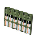 Powerpax SlimLine AAA Battery Case Military Green