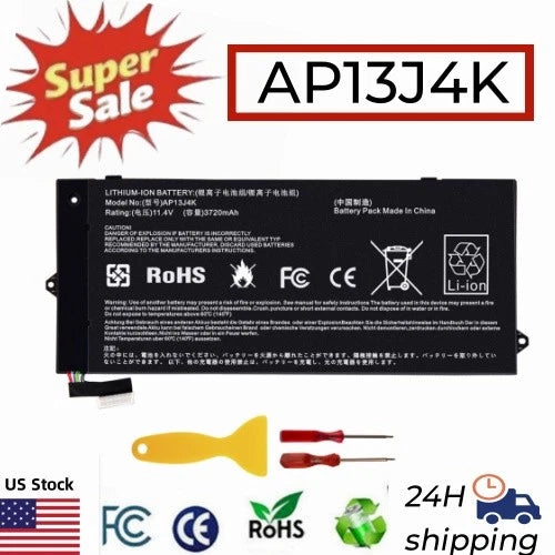 ?AP13J3K AP13J4K Battery For Acer Chromebook C720 C720P C740 14 CB3-431 3720mAh