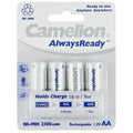 AA Rechargeable Batteries Ni-MH 2100mAH 4 Pk