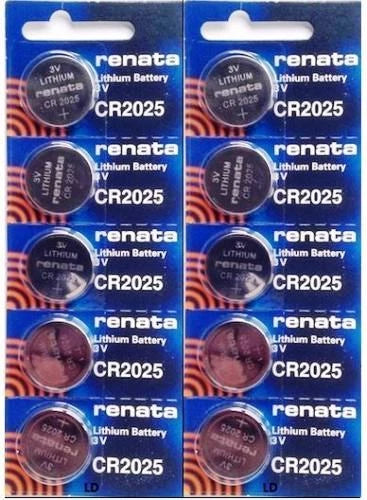 CR 2025 RENATA WATCH BATTERY ECR2025 BR2025 FREE SHIPPING Authorized US Seller