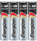 4 Energizer Max E92 AAA Alkaline Battery Bulk Made in USA Exp. 12/2028