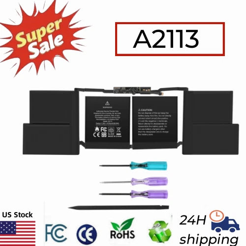 A2113 Battery for Apple MacBook Pro Retina 16" A2141 2019 Year MVVL2LL/A 98.8Wh