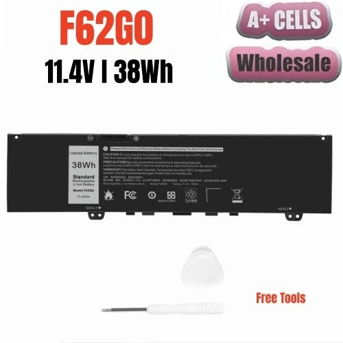 LOT Battery F62G0 for Dell Inspiron 13 7000 7373 7386 7370 P83G 39DY5 039DY5