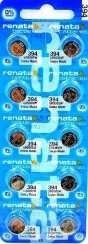 394 RENATA WATCH BATTERIES SR936SW New packaging Authorized Seller