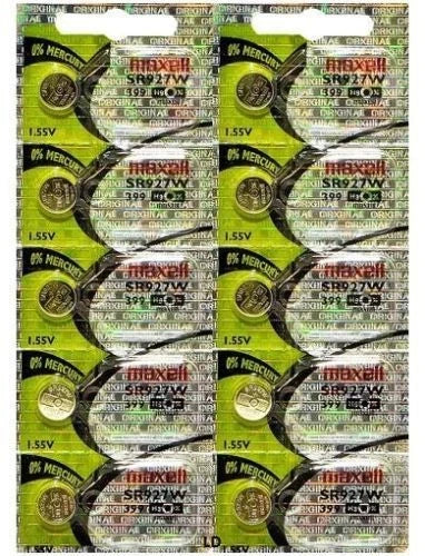 399 MAXELL WATCH BATTERIES SR927W (5 piece) SR57 D399 SR927 New AuthorizedSeller