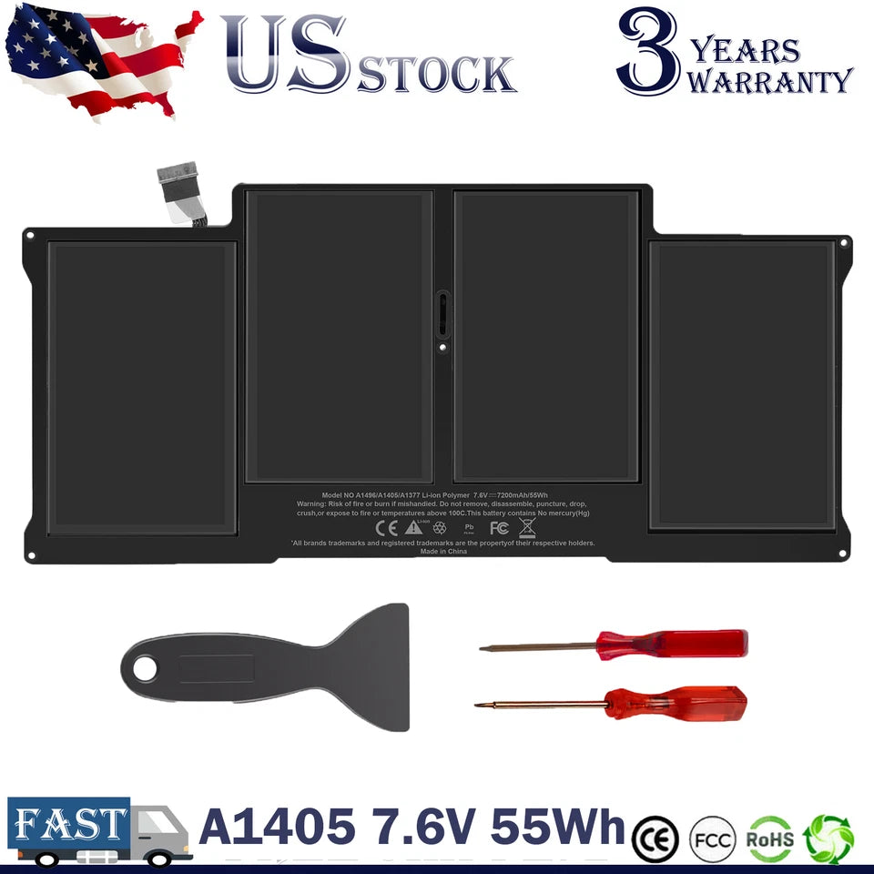 A1405 Battery for Apple MacBook Air 13'' A1466 (Mid 2013 2011 2012) A1496 A1369