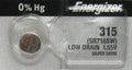 1 Energizer Silver Oxide SR716SW SR716W SR716 1.55V Battery