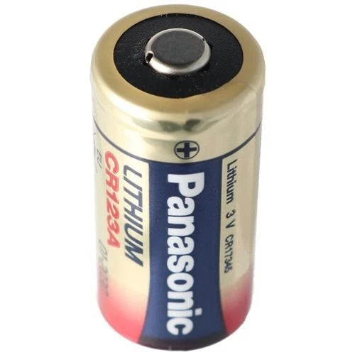 6 Pcs Panasonic 123 CR123A CR123 3V Lithium Batteries for Cameras, Flashlight