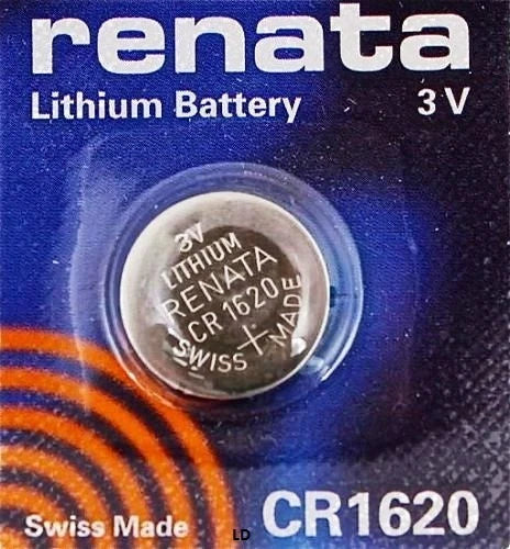 CR1620 RENATA WATCH BATTERIES (5 Piece) ECR1620 KCR1620 New Authorized Seller